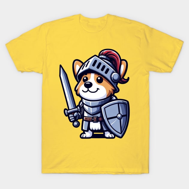 Knight corgi T-Shirt by Ferdi Everywhere